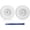 White, variant on Adhiper Replacement Earpads for JBL Tune600/T450/T450BT/T500BT/JR300BT Headphone Headset 70mm EarPads Soft Protein Leather (White)