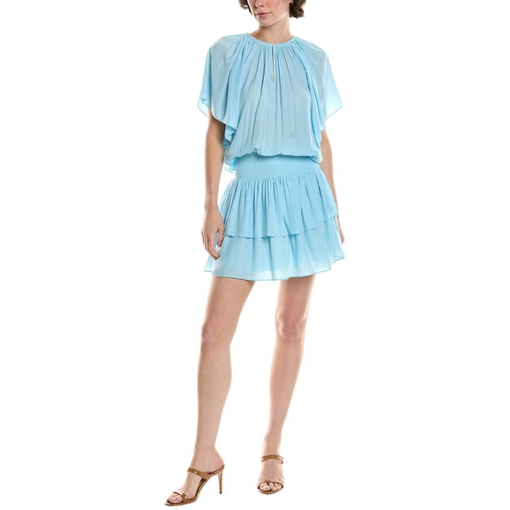 Ramy Brook womens Rosie Mini Dress, s, Blue