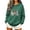 Y388-Green, variant on Ichuanyi Women's Crewneck Long Sleeve Christmas Graphic Sweatshirt Cute Christmas Print Casual Pullover Top