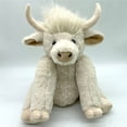 thumbnail image 5 of XIAHAO Cute Highland Cow Plush Toy with Sound, Posable 10" Realistic & Cute Stuffed Animal, Soft Jointed Scottish Cattle Doll for Birthday Christmas Festival Gifts (White No Sound), 5 of 8