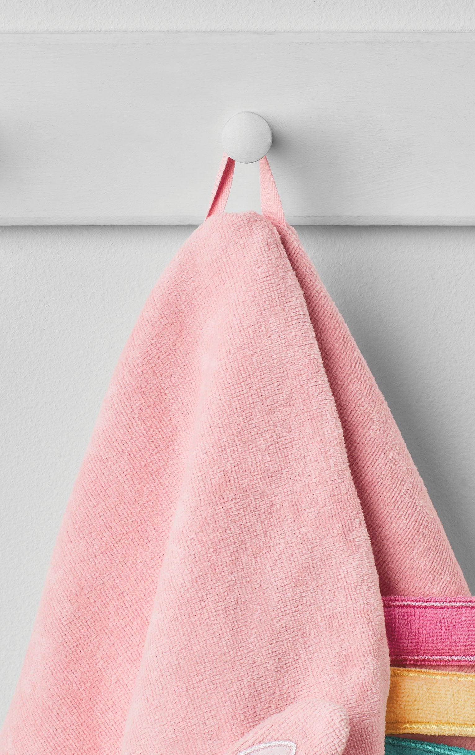 Your Zone Kids Unicorn Hooded Towel, Age 2-4, Great for Kids after a Bath, Beach or Pool