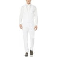 thumbnail image 5 of Adam Baker by Statement Men's Single Breasted Three Piece Shawl Collar Tuxedo - White - 56R, 5 of 14