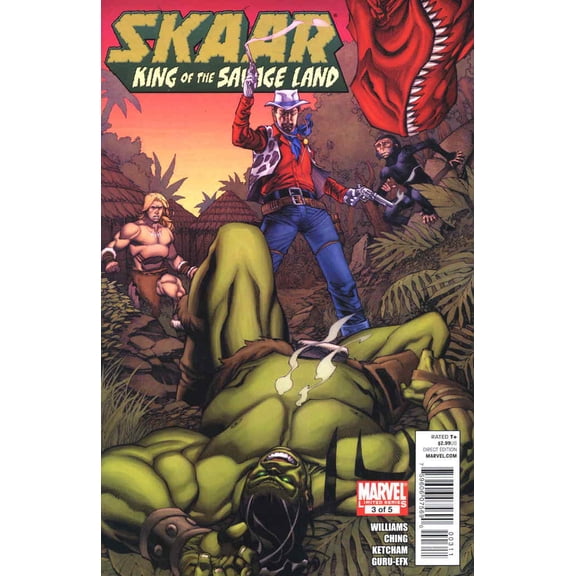 Skaar: King of the Savage Land #3 VF ; Marvel Comic Book