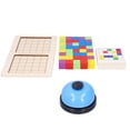 thumbnail image 3 of Juguete de bloques de construcción, bloques apilables, clasificación de formas, juguetes de madera, juguete de interacción entre padres e hijos para reconocimiento de color para nios (4-6 aos)Toys Fyydes Descripción de la referencia, 3 of 6