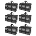 thumbnail image 1 of Bolsas de almacenamiento BALEINE Oversized Moving, 24 galones, paquete de 6, negras, 1 of 7