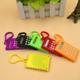 thumbnail image 6 of Soumake Pocket Student Mini Electronic Calculator Biscuit Shape School Office Supplies Practical, 6 of 8