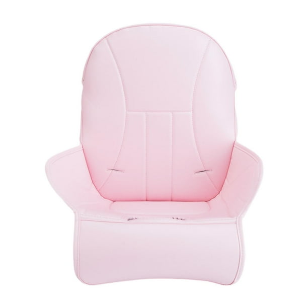 Funda para silla de comedor de bebé, cómoda funda protectora para respaldo, cojín elevador para asiento Rosa
