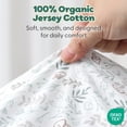 thumbnail image 2 of The Peanutshell Organic Cotton Bassinet Sheets, Bed Sheets for Baby Boys and Girls, Woodland Botanical, 2 Pack, 2 of 8