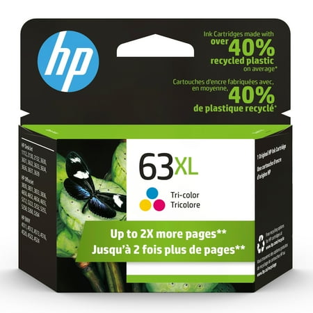 UPC: 0889296267416 | HP 63XL Tri-color Original Ink Cartridge (F6U63AN)
