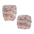 thumbnail image 6 of ZUXONGSY Marble Print Desk Chair Cover 2-Piece Seat Cushion Split Protectors Mid Back Chair Covers Easy to Install and Clean Protective Cover for Office Home Cafe, 6 of 7