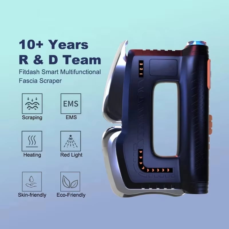 Electric heating red light with vibration function fascia knife