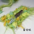 thumbnail image 5 of Nvzi Hilo artístico multicolor - 100 g, 1 rollo de hilo de fantasía hilado a mano, hilo decorativo de fibra variada para tapicería, hilo multifibra para arte textil y borlas, estilo AC., 5 of 5