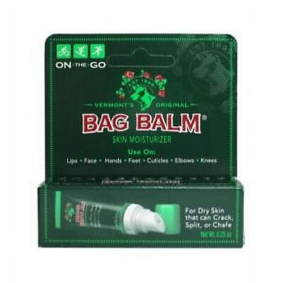 Bag Balm On The Go Ointment Tube Ultimate Skin Solution 0.25Oz Each