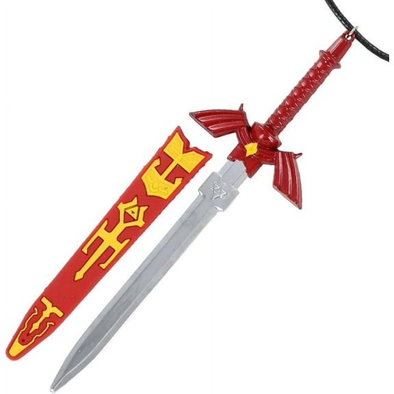 Armory Replicas Dar Hyrule Sword Necklace – Fantasy Sword Pendant for Gamers, Cosplay, and Collectible Jewelry Fans
