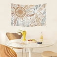 thumbnail image 3 of Bohemian Tapestry Wall Hanging,Boho Sun Neutral Botanical Tapestries for Dorm Room Decor, Boho Wall Art,Bed Throw,Sofa Cover,60"x40", Earthy Tones, 3 of 6