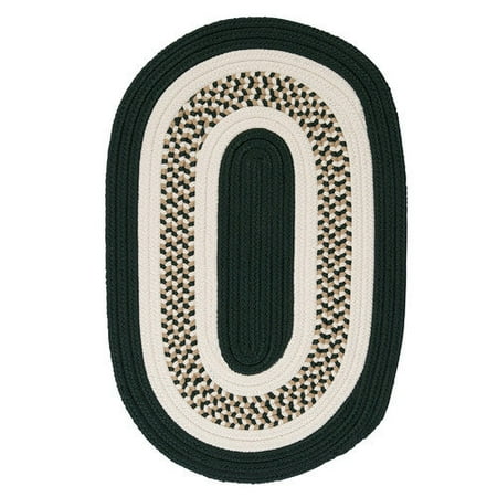 Colonial Mills Flowers Bay Dark Green/Beige Area Rug