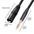 thumbnail image 4 of 6.35 mm 1/4 Inch TRS to XLR Male Balanced Signal Interconnect Cable Mic Cable, 4 of 12