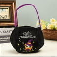 thumbnail image 2 of BNNG Personalized Halloween Trick or Treat Bucket Bag Custom Halloween Pumpkin Bags Name Embroidered Trick or Treat Bucket Candy Basket for Kids Party Favors and Gift Collection, 2 of 7