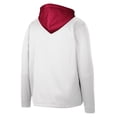 thumbnail image 3 of Men's Colosseum White Oklahoma Sooners Luge 3.0 Quarter-Zip Hoodie, 3 of 3