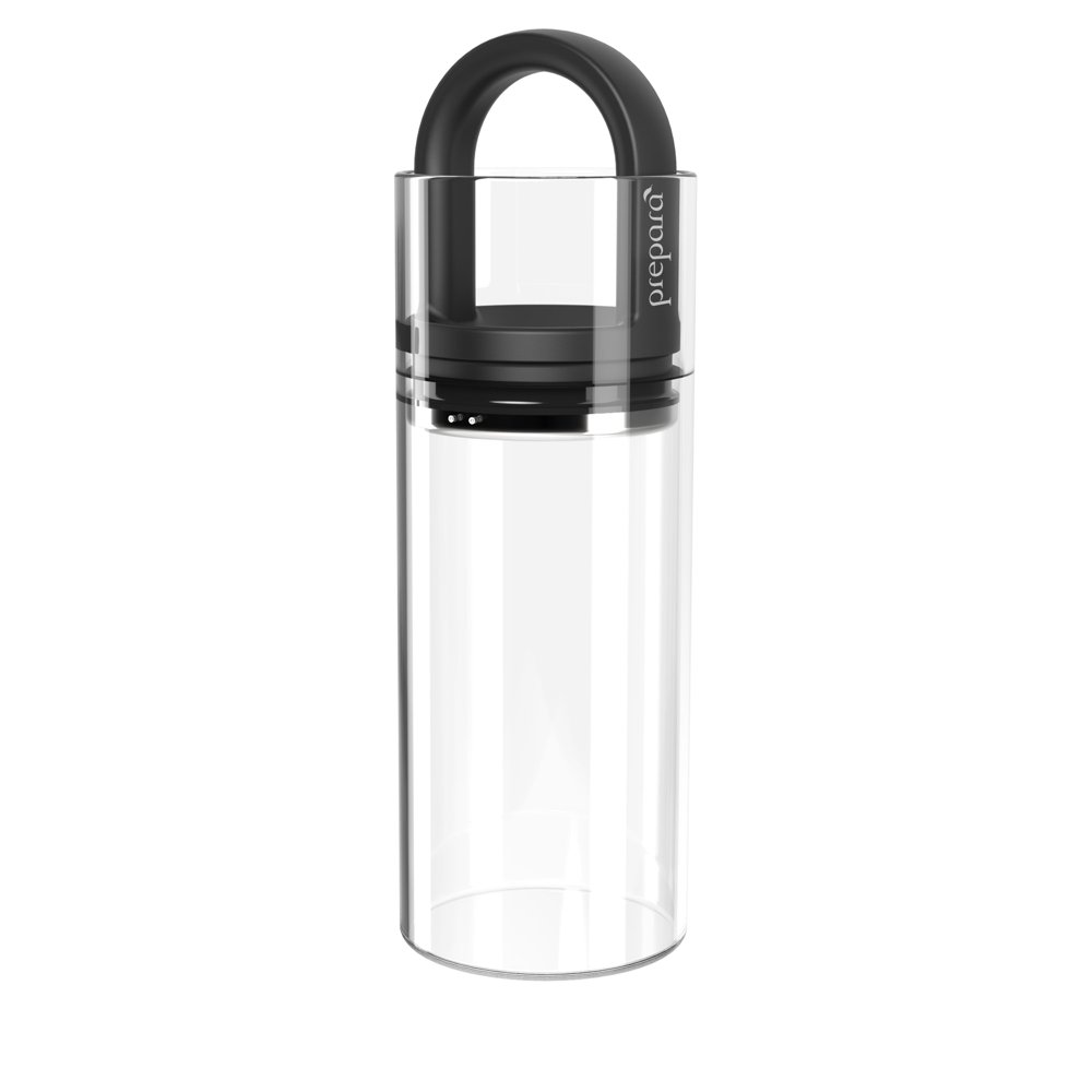 Prepara Evak Original 1 lb Vacuum Seal Food Storage Container, Black Rubberized Handle Walmart