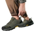 thumbnail image 5 of Men'ssneakers Outdoor Oversized Hiking Boots Low Top Hiking Sneakers Army Green 45, 5 of 6