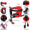 thumbnail image 5 of Lixada Kids Bike Safety Seat Children Cushioned Cycling Seat Front Mounted Child Bicycle Seat For 8m, 5 of 5