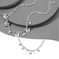 thumbnail image 2 of Chicas Joyas Borlas Collar Gargantilla Regalos Clavícula Mujeres Cristal Colgante Collar Rhinestone Adolescente Cadena Elegante, 2 of 3
