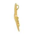 thumbnail image 2 of 14K Yellow Gold Charm Pendant Themed Men'S Open Back Diamond-Cut 33.5 mm 33, 2 of 4