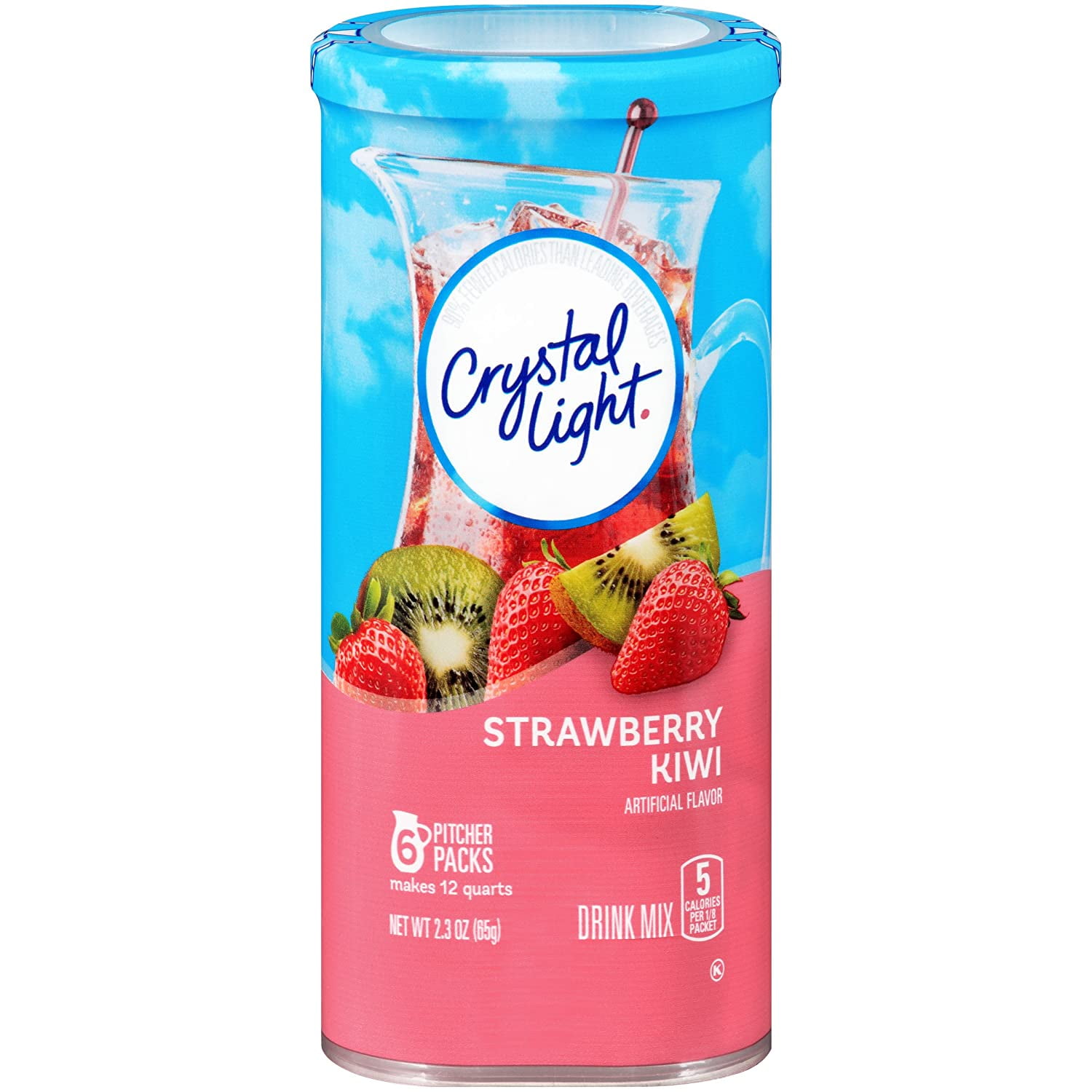Crystal Light Strawberry Kiwi Drink Mix (72 Pitcher Packets, 12