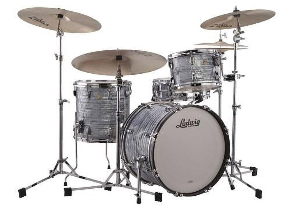 Ludwig Classic Maple Downbeat 3-Piece Drum Shell Pack - Sky Blue Pearl