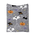 thumbnail image 2 of Yeciiwht Halloween Blanket - Soft Flannel Throw Blankets Warm Cozy Nap Blanket for Sofa, Couch, Bedroom & Office, Festive Decorative Blanket for All Seasons, 2 of 9