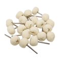 thumbnail image 3 of Ensemble de Roues de Polissage en Coton Doux 3/32 Tige Buff Roues Outils Rotatifs Accessoires Lot de 20 Pcs, Puissant, 3 of 4
