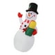thumbnail image 5 of Muñeco de nieve inflable de NaviDad, decoración inflable de muñeco de nieve de navidad de 5 pasteles con luces coloridas, decoraciones de patio de muñeco de nieve grande, 5 of 7