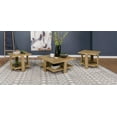 thumbnail image 2 of Ensemble de Tables Basses et d'Appoint Rondes 3 Pcs Dawn Brun Mangue, 2 of 11