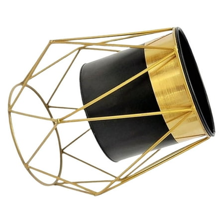 WASHWEPE 1Set Rustic Metal Flower Stand Iron Planter 19.0X13.0X13.0in For Home And Garden Decoration