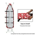 thumbnail image 4 of HELLHERO Ironing Board Cover 15x54 Inch Santa Claus Iron Board Cover Steam Iron Board Cover Standard Full Size 3 Hook and Loop Fastener Strap, 4 of 5
