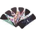 thumbnail image 1 of 6pcs Reusable Sanitary Pad Menstrual Pads Sanitary Napkins Light Incontinence Pads Cotton Cloth Pads for Heavy Flow Overnight Postpartums, 1 of 8