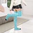 thumbnail image 6 of Dailycode Sheer Knee High Stockings for Women Beautiful Wave, 6 of 7