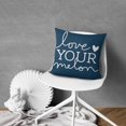thumbnail image 5 of Discover Luxury with Blue Linen 16x16 inch Throw Pillow Covers - Set of 2 Modern Boho Farmhouse Decorative Cushions for Outdoor, Couch, Sofa, Living Room, 5 of 7