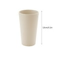 thumbnail image 3 of Mouthwash Cup Brushing Cup, Straw Material Household Toothbrush Holder with Comfort Handle and Non-slip Base for Bathroom Countertop Organization, Topliu, 3 of 7