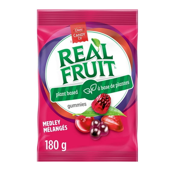 Gelées mélangées RealFruit Gummies de Dare, Real Fruit 180 g