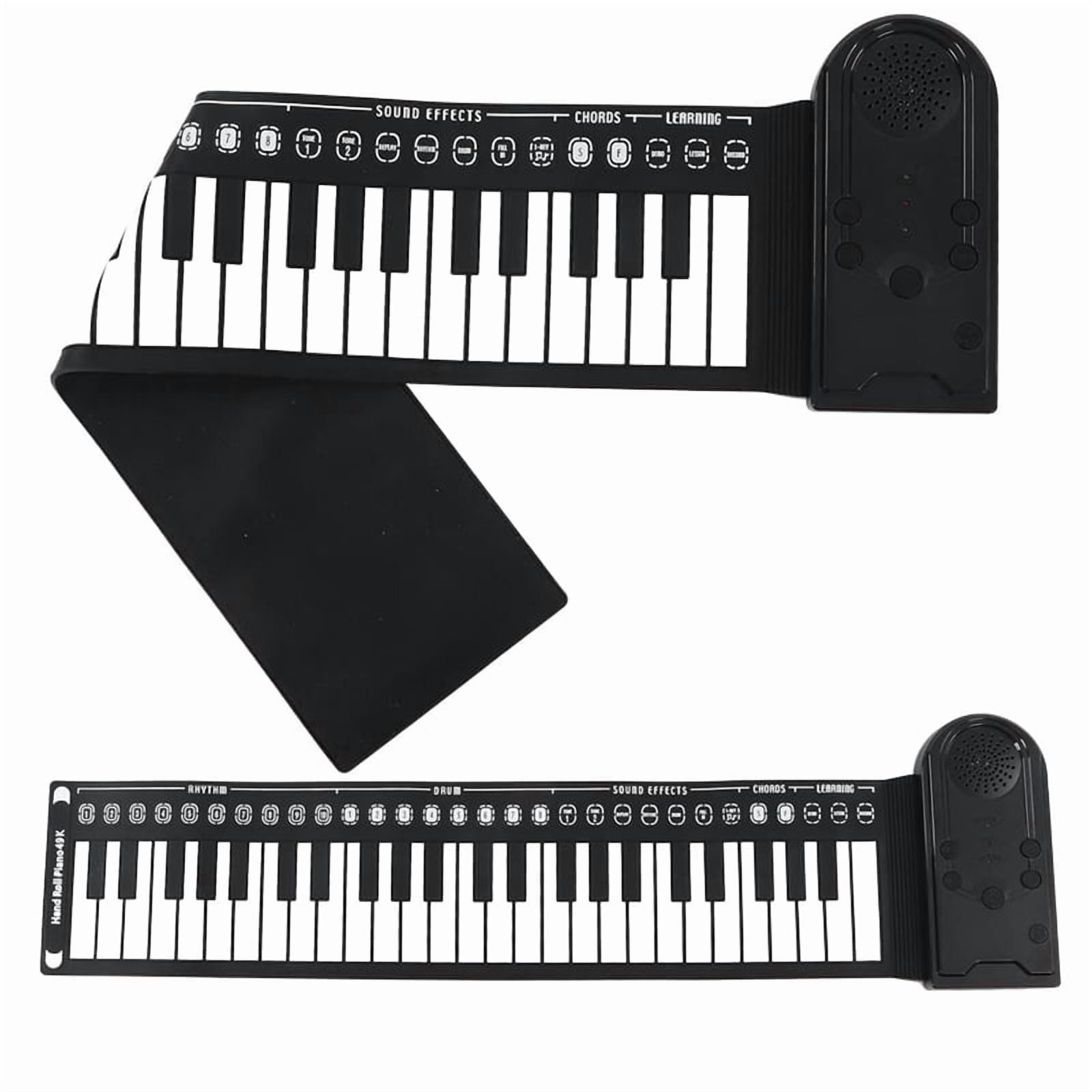 3X Keyboard Piano Roll Up Electric Piano for Beginners Foldable 49 Keys Electronic Piano