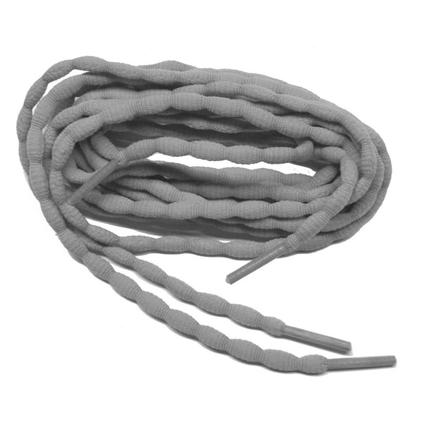 gray oval shoelaces