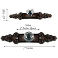 thumbnail image 2 of Urbalabs Cast Iron Crystal Glass Knobs Kitchen Cabinet Handles and Drawer Pulls Antique Country Home Rustic Decor Farmhouse Cabinet Handle Floral Western Dresser Pulls (2, Classic Cast Iron), 2 of 7