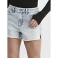 thumbnail image 5 of No Boundaries Women's Mid Rise Denim Short, Sizes 2-26W, 5 of 5