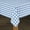 Blue, variant on Conventry Black Buffalo Check 100% Cotton Tablecloth 52"X70"