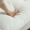 thumbnail image 4 of Newboti Furniture [New] Cloud Style Sofa, Teddy Velvet Fabric, Comfy Padded Cloud Couch for Living Room, Apartment 09963, 4 of 16