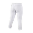 thumbnail image 2 of Easton Pro Fastpitch Women's Softball Piped Belt Loops Pants, White/Red, X-Large, 2 of 4