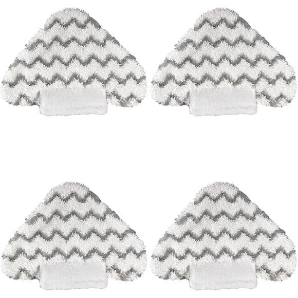 4 Tampons de Remplacement pour Balai Vapeur Triangle pour Shark Lift-Away Genius S3973 S3973D S5003D S6001 S6002 3973WM S5002 Steam Pocket Mop Series