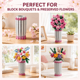 thumbnail image 4 of Flower Bouquet Vase Lego-Compatible Building Blocks Set, 503Pcs Botanical Display Vase Women's Gift, 4 of 6